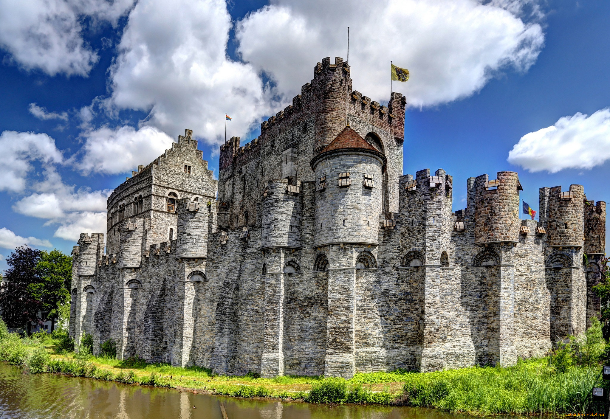 gravensteen castle,  gand,  belgium, ,  , 